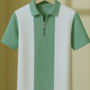 men regular fit self design button down collar casual shirt